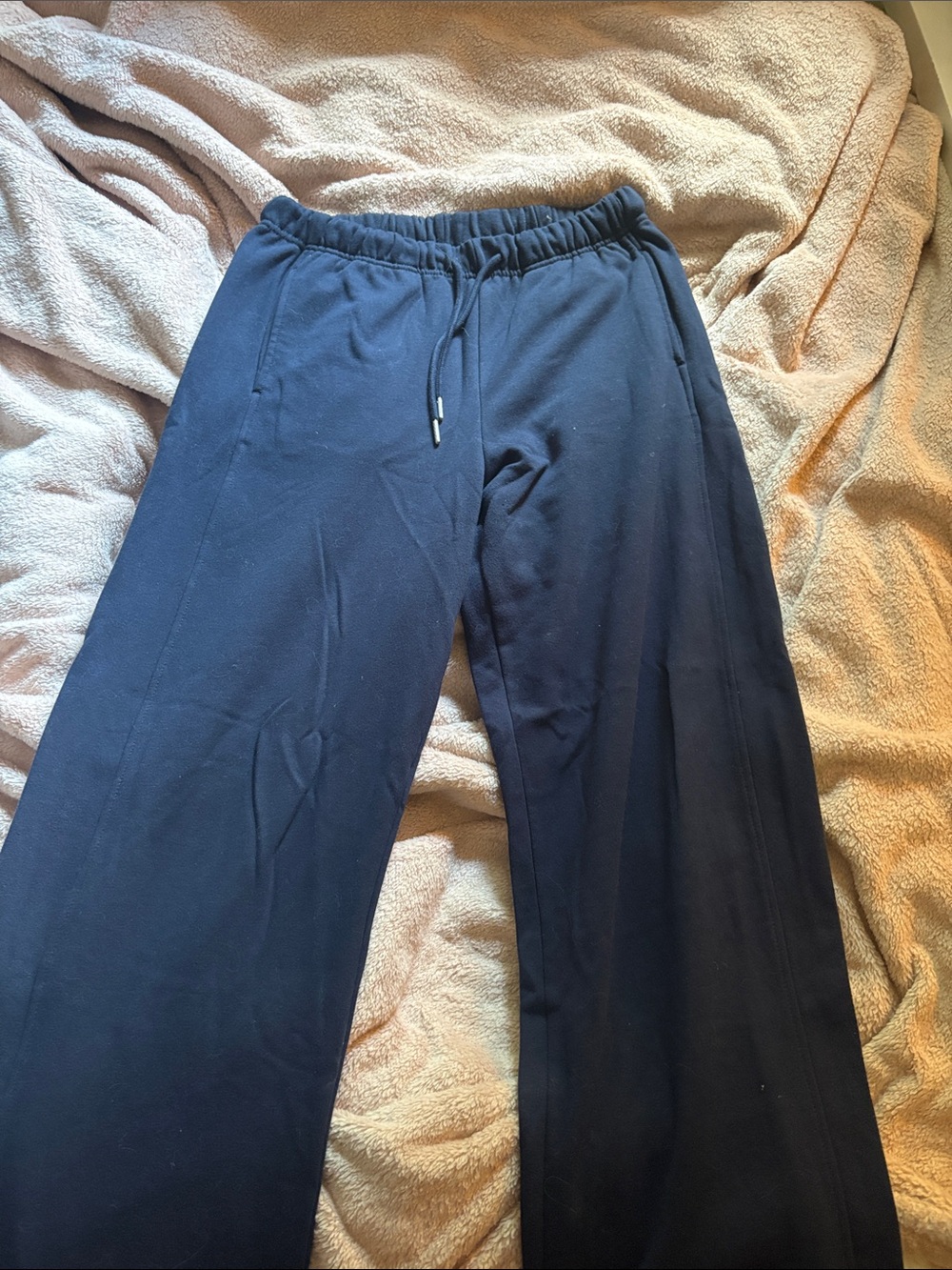 Garage Navy Blue Drawstring Sweatpants - Picture 1 of 1